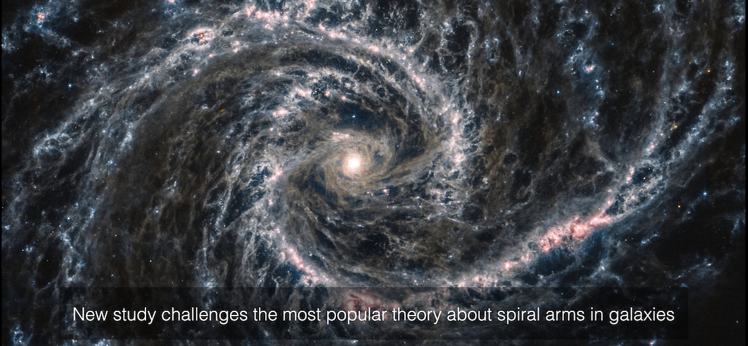 New study challenges the most popular theory about spiral arms in galaxies