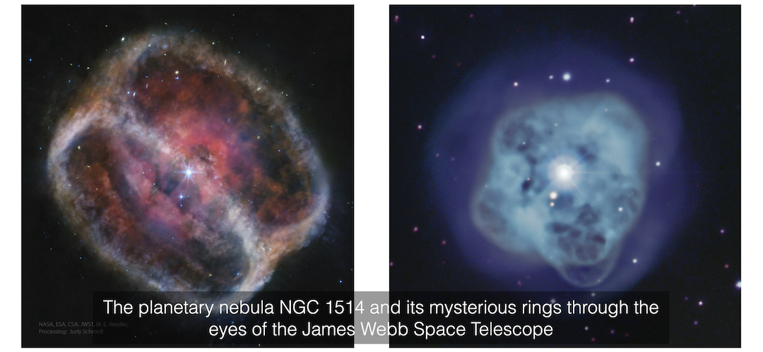 The planetary nebula NGC 1514 and its mysterious rings through the eyes of the James Webb Space Telescope