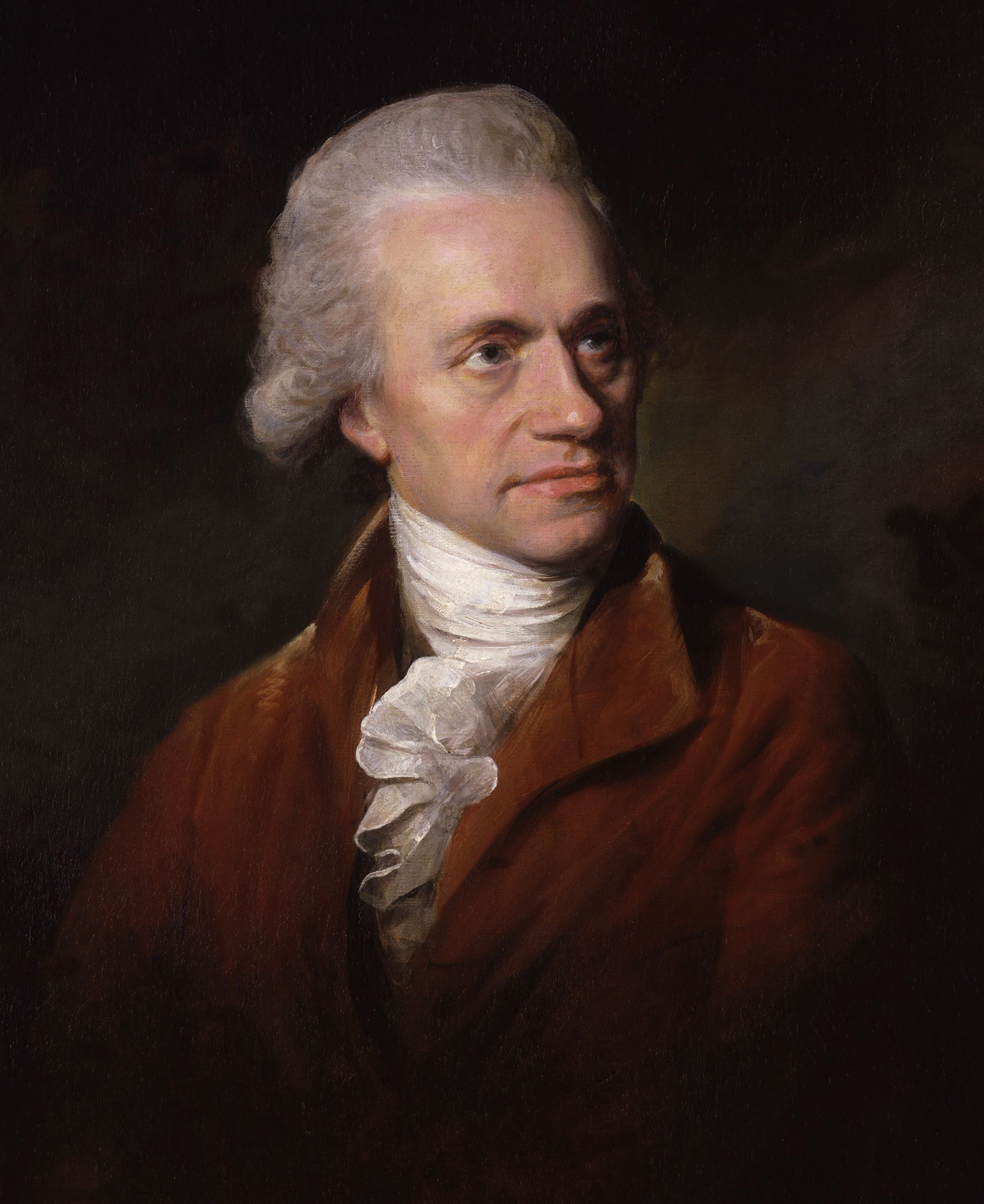William Herschel en 1785, L.F. Abbott / National Portrait Gallery